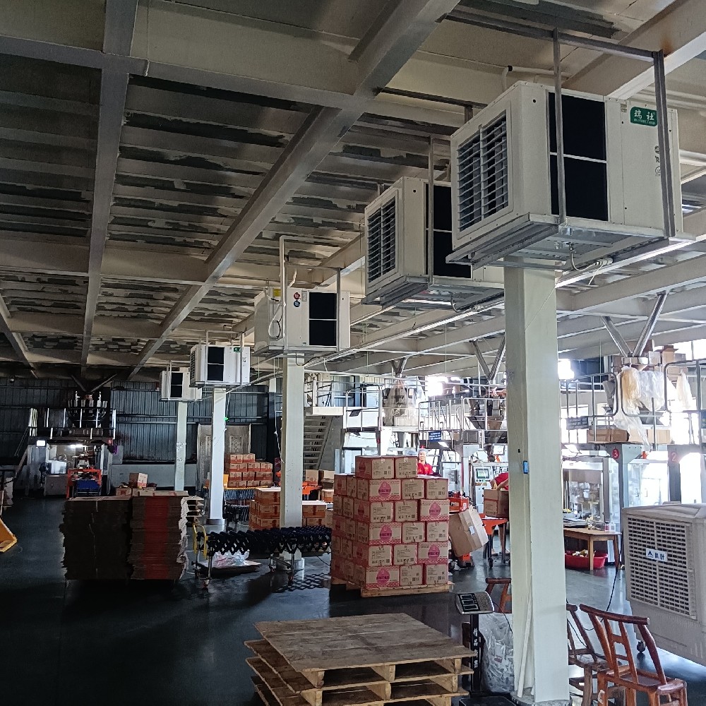 直吹吊掛式省電空調降溫實例